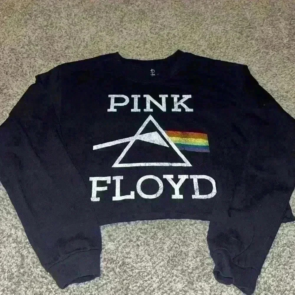 Pink Floyd long sleeve crop